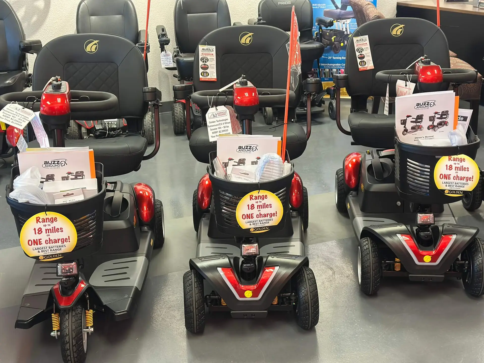 Golden Buzzaround EX mCollection from pinnacle mobility scooter