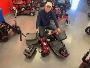 sample folded scooter